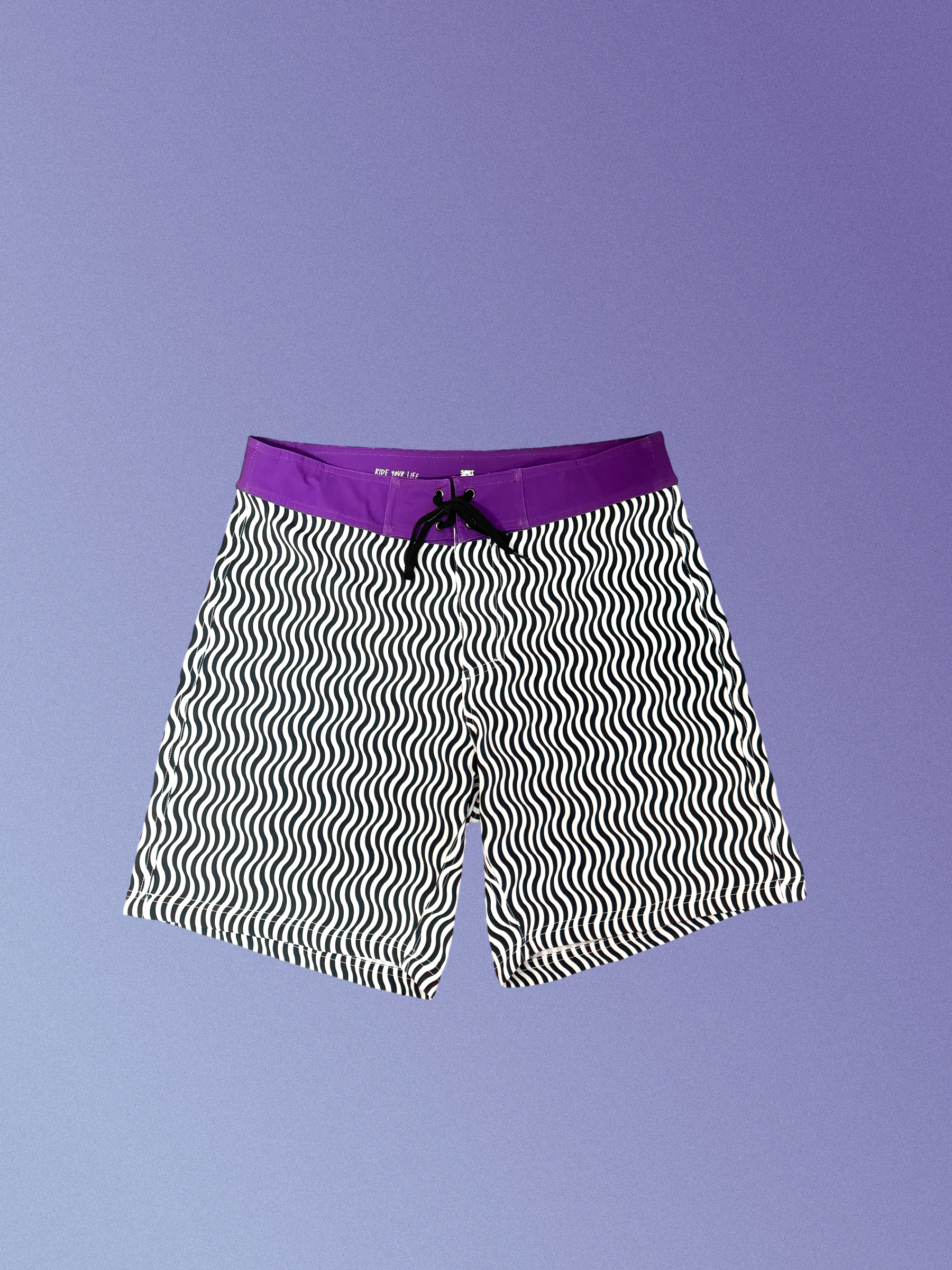 Costume uomo Boardshort elasticizzato Optical Waves