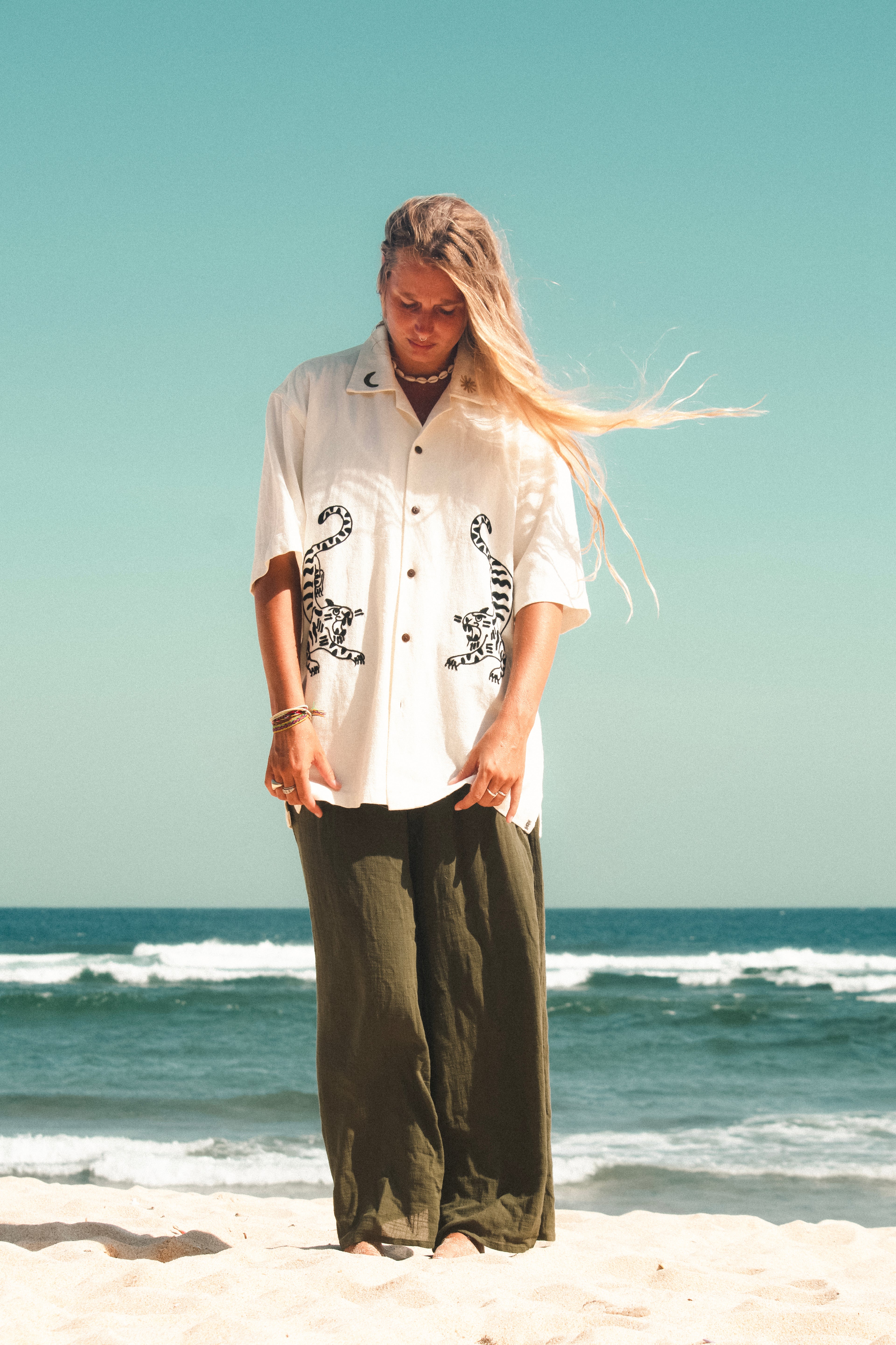Camicia unisex artigianale made in Bali Yin & Yang