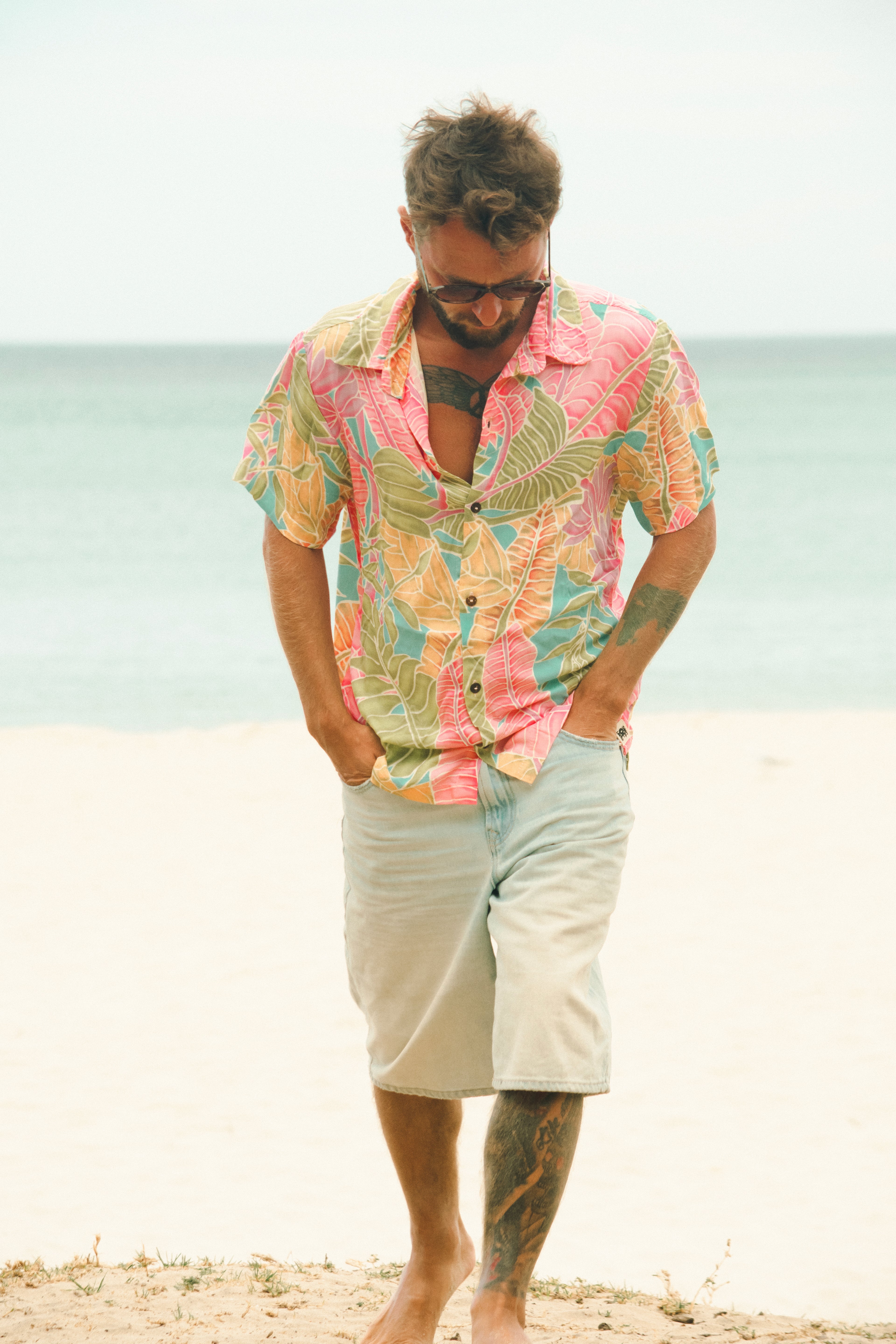 Camicia unisex made in Bali Tropical