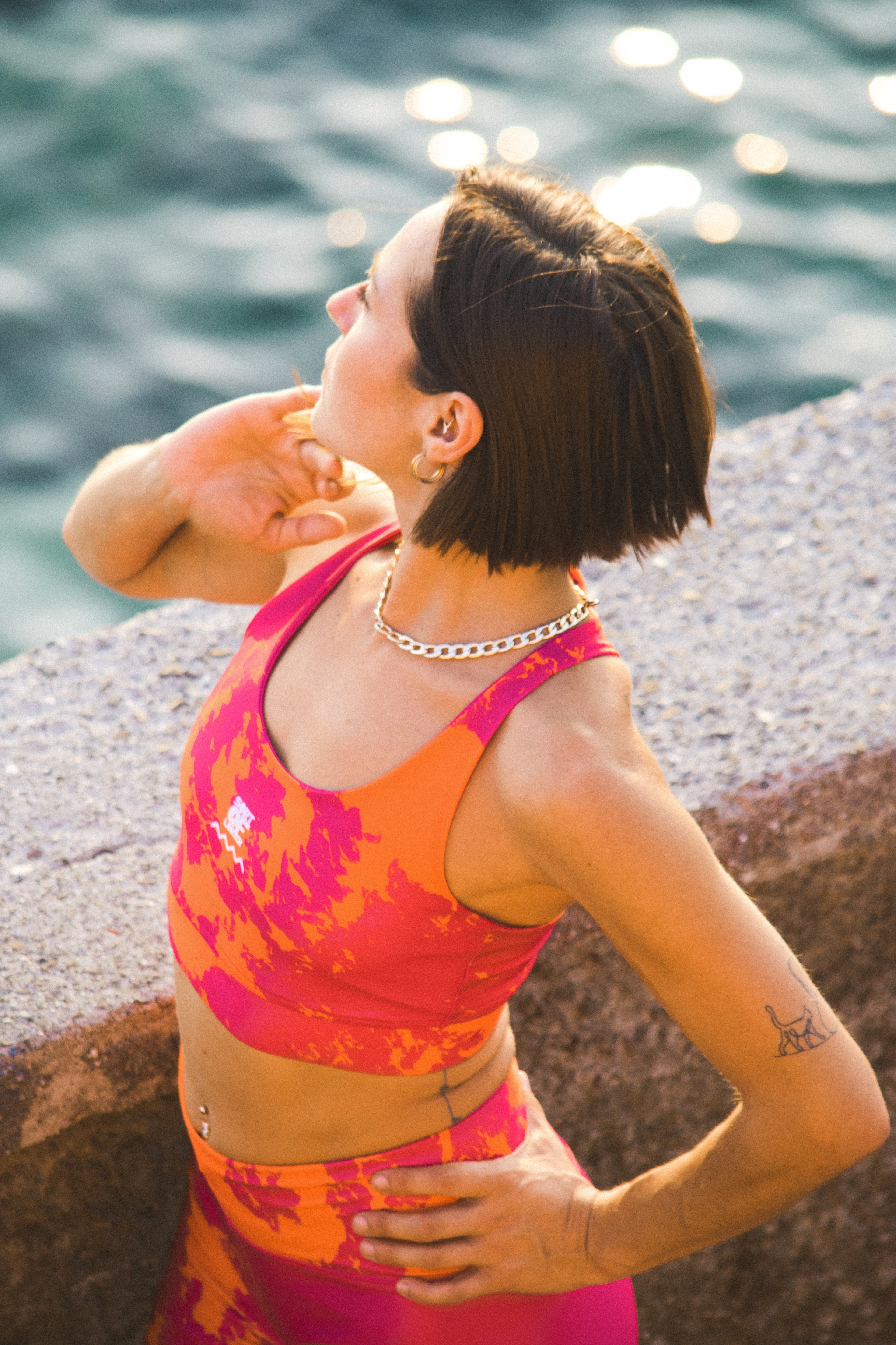 Eco top sportivo donna Power Pink