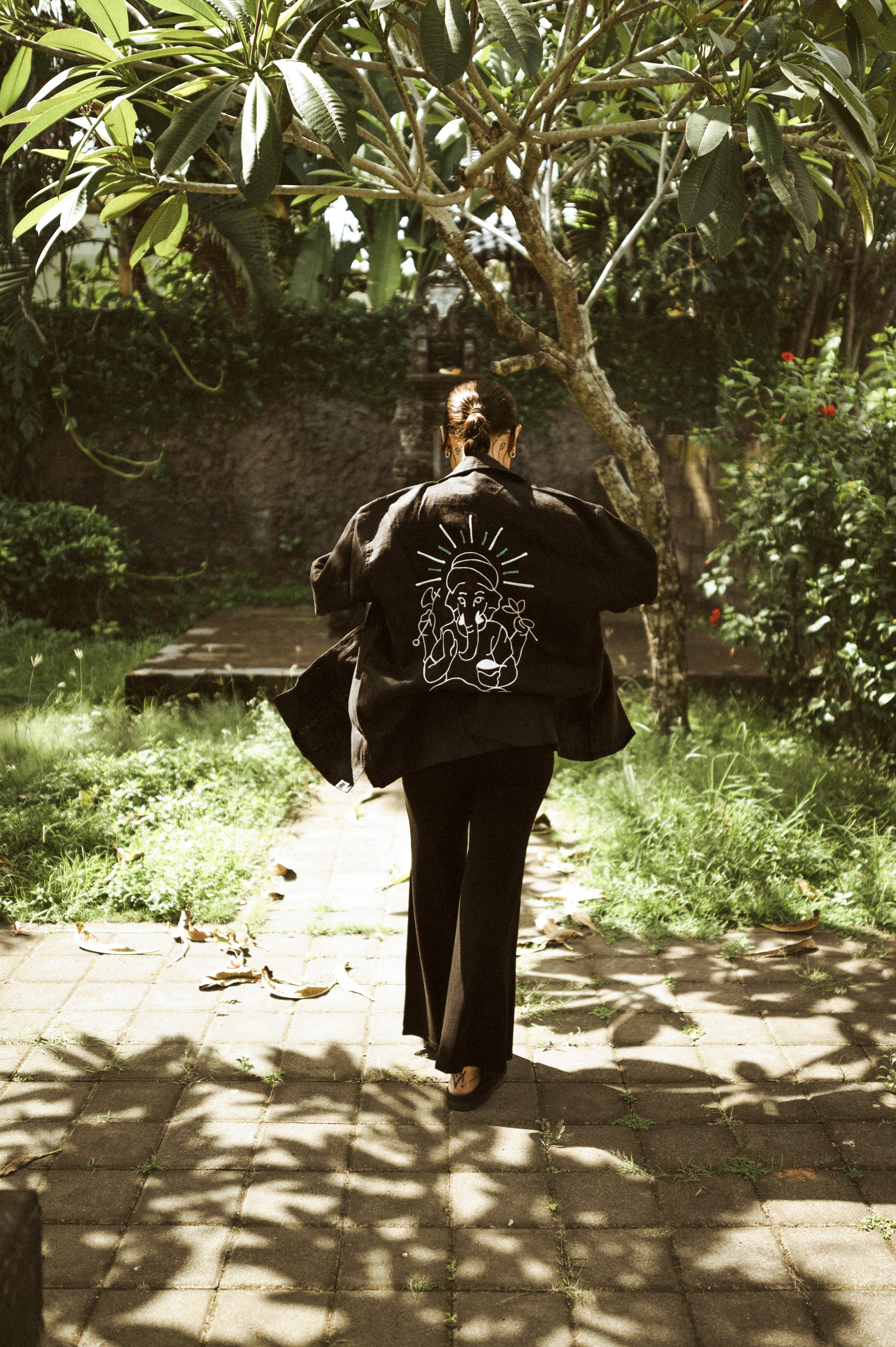 Camicia unisex artigianale made in Bali Ganesha