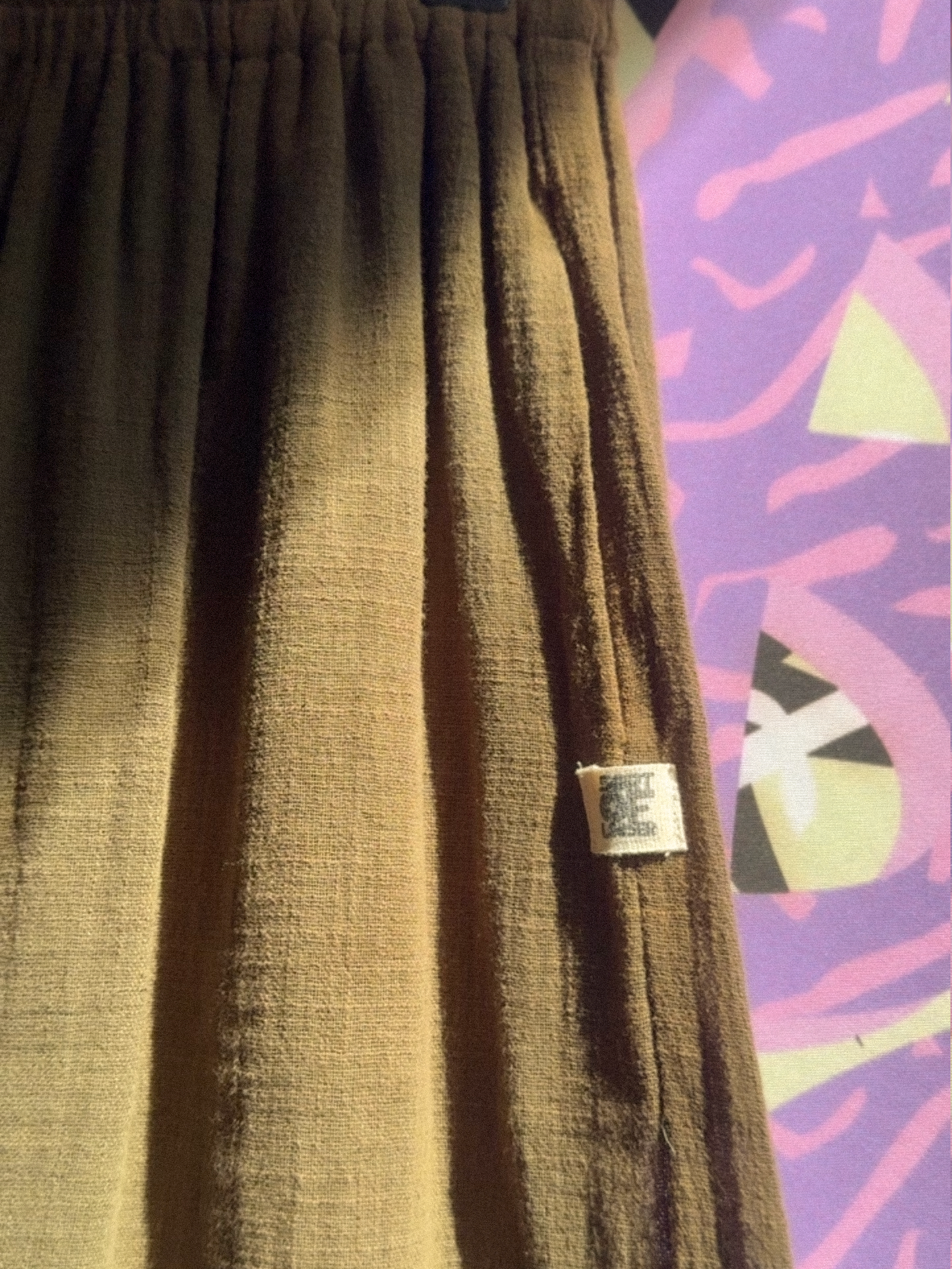 Pantaloni oversize unisex Forest made in Bali