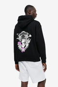 Felpa unisex cappuccio Barong nera